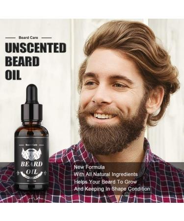 Houson Beard Care Set Gift for Men | 30ml Beard Oil 60ml Shampoo Balm Brush & Comb | Ideal for Beginners & Professionals - Buy Online on SooperMarket.com