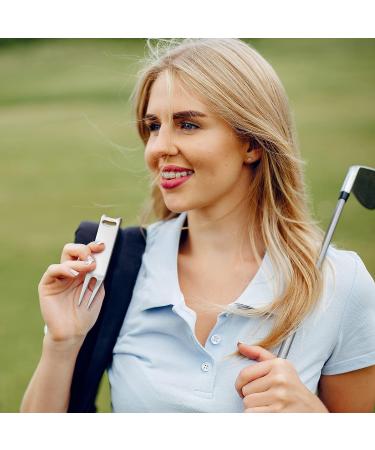 8 Pcs Metal Bending Golf Divot Repair Tool - Portable Green Divot Fork for Men and Women Golf Lovers | Fairway Repairing Silver - Buy Online on SooperMarket.com