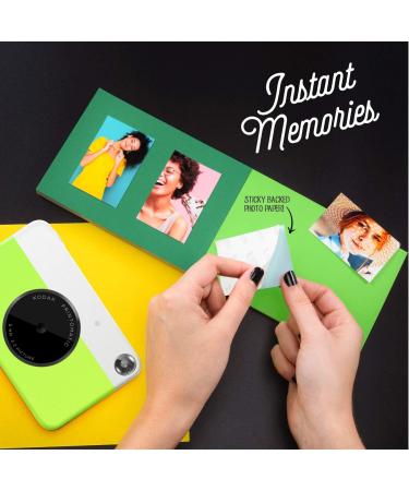 KODAK Printomatic Digital Instant Camera - Green | Full Color Prints On ZINK 2x3 Sticky-Backed Paper - Buy Online on SooperMarket.com