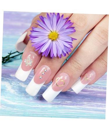 minkissy 4 Boxes 3D Nail Accessories Gems for Nails Nail Art Stickers Flower Nail Charms Charm Abs Rhinestone Zinc Alloy Acrylic - Buy Online on SooperMarket.com