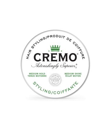 Cremo Premium Barber Grade Hair Styling Cream Medium Hold