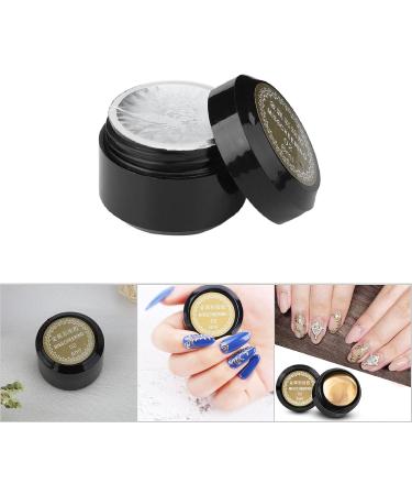 Nail Painted Gel - 8ml / Bottle Nail Painted Gel Metallic Nail Art UV Varnish Lacquer(02-golden) - Buy Online on SooperMarket.com
