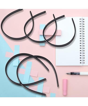 36 Pcs Black Plastic Headbands with Teeth Comb - Thin Hair Bands for Women & Girls - DIY Hair Accessories - Zifengcer Color1 - Buy Online on SooperMarket.com