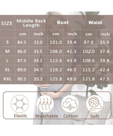 Sykooria Women's Maternity Nightdress - Black S | Nursing Nightgown with Button Down Front, V Neck, and Short Sleeves | Soft and Comfortable Sleep Shirt for Pregnant Women - Buy Online on SooperMarket.com