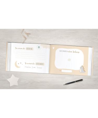 Personalized Baby Album - My First Year for Girls | 104 Pages of Beautiful Memories & Moments - Buy Online on SooperMarket.com