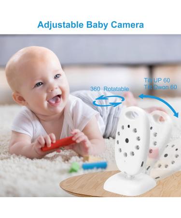 MYPIN Baby Monitor 2.0 with Camera, Night Vision, Two-Way Talk, Lullaby - HS0114 - Buy Online on SooperMarket.com