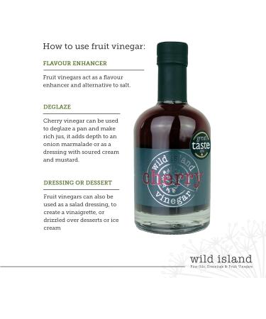 Wild Island Cherry Vinegar 250ml - Premium Quality Cherry Vinegar - Buy Online on SooperMarket.com