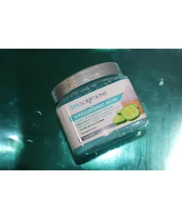 Shop Spascriptions Hyaluronic Acid Exfoliating Body Scrub 21 oz Ultra Hydrating & Nourishing Body Care for All Skin Types - Buy Online on SooperMarket.com