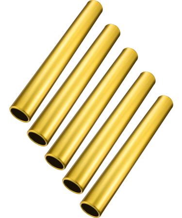 Zhehao Relay Baton Track Baton Aluminum Field Race Batons Running Baton for Students Office Clark Outdoor Field Race Tools, 5 Pieces (Gold Silver Red Green Blue)