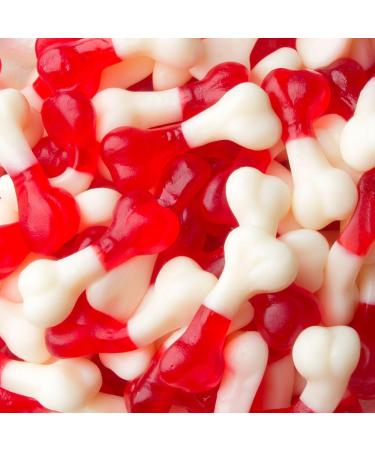 Original Gummy Bones Retro Sweets Victorian Gift Jar By Candy & Cocoa - Classic Sweets Traditional Taste