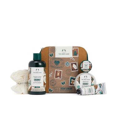 The Body Shop Creamy & Dreamy Coconut Essentials Gift Set - 5 Items - Vegan