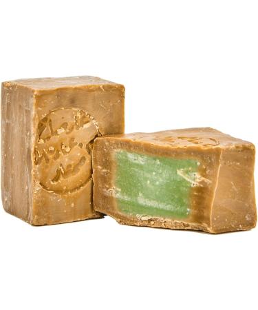 Best Soap "Aleppo" Olive Oil Soap with 45% Oliveoil & 55% Laurel Oil 200 g - for skin hair body and face vegan natural soap - Buy Online on SooperMarket.com