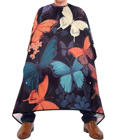 Kigai Butterfly Leaf Barber Cape - Waterproof Adjustable Hair Cutting Cape for Men & Women | Professional Salon Hairdressing Gear - Buy Online on SooperMarket.com