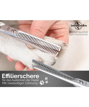 Premium Solingen Dog & Cat Thinning Scissors - 13.97 cm Effilier Fur Shears Made in Germany - Buy Online on SooperMarket.com