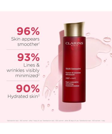 CLARINS Super Restorative Treatment Essence - Anti-Aging Face Lotion for Mature Skin | Smooths Pores Softens Skin & Restores Radiance | 6.7 Fl Oz - International Shipping Available - Buy Online on SooperMarket.com