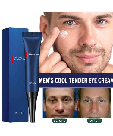 Men's Eye Cream - Anti Aging Caffeine Gel for Dark Circles & Puffiness | Hydrating Peptide Formula for Wrinkles & Bags - Buy Online on SooperMarket.com