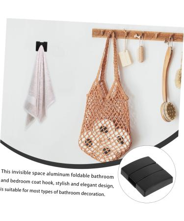 Gadpiparty 1pc Coat Hangers Coat Hooks Heavy Duty Hooks Bedroom Foldable Hangers Wall Mount Metal - Buy Online on SooperMarket.com