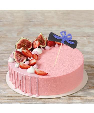 HOLIDYOYO 12pcs 2024 Graduation Season Cake Insert Graduation Cake Toppers Graduation Party Decorations Top Hat Party Supplies Grad Party Cupcake Topper Paper Cup Dessert Props Red - Buy Online on SooperMarket.com