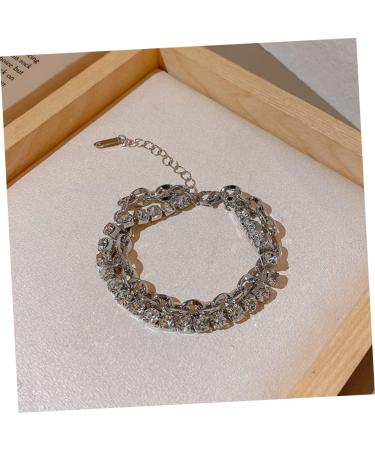 PACKOVE 5pcs Rhinestone Bracelet Charm Bracelets Beaded Jewelry Bracelet for Charms Chain Bracelet Wrist Bracelet Layering Bracelets Girls Bracelet The Chain Wrist Chain Miss Rhinestones - Buy Online on SooperMarket.com