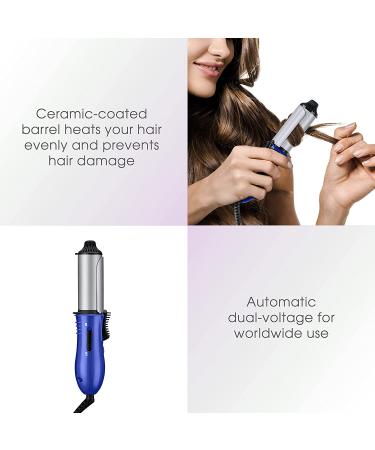 Conair Mini 1-Inch Ceramic Travel Curling Iron in Blue | Travel Smart - Buy Online on SooperMarket.com