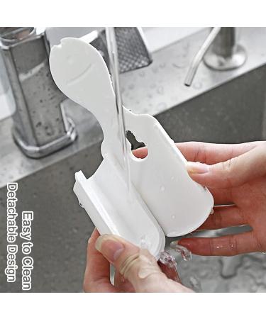 3 Pcs Rice Paddle Cooker Spoon Holder Rice Cooker Scoop Storage Case with Suction Cup Rack Kitchen Storage Utensils for Rice Paddle Detachable & Easy to Clean Baok 3 Pcs White - Buy Online on SooperMarket.com
