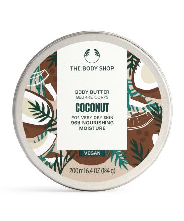 The Body Shop Coconut Body Butter   Nourishing & Moisturizing Skincare for Very Dry Skin   Vegan   6.75 oz