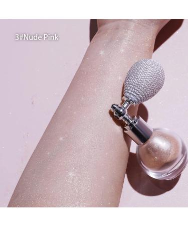 Shimmering Body Glitter Spray - Nude Pink Highlighter for Hair, Face & Body - High Gloss Makeup Sparkle - Buy Online on SooperMarket.com