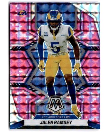 2022 Panini Mosaic Mosaic Camo Pink #113 Jalen Ramsey Los Angeles Rams NFL Football Trading Card