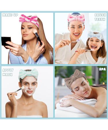 36 Pcs Fluffy Spa Headband Set | Soft Towel Headbands for Skincare & Makeup | Women's Cosmetic Headband for Shower & Spa | Perfect Gift Idea - Buy Online on SooperMarket.com