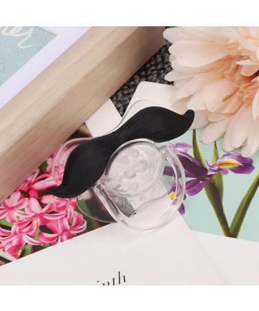 Cute Lip-Beard Pacifier | Eco-Friendly Silicone | Mini Wearable & Ergonomic Design | 7 Men Insulation Case - Buy Online on SooperMarket.com