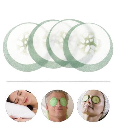 OSALADI 100pcs Disposable Cucumber Eye Masks - Nonwoven Beautifying Eye Skin Care - Perfect for International Shipping - Buy Online on SooperMarket.com