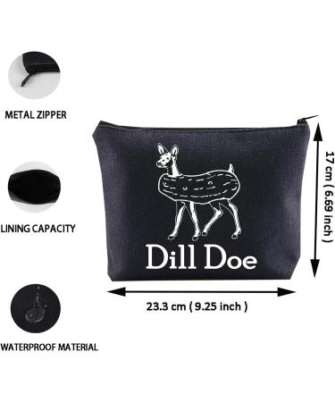CENWA Funny Dill Pickle Gift Dill Doe Humor Deer Cucumber Cosmetic Bag Humorous Deer Gift Dill Doe - Buy Online on SooperMarket.com