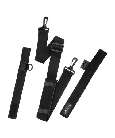 Booms Fishing RS4 Rod Carry Strap Sling Shoulder Belt, Black
