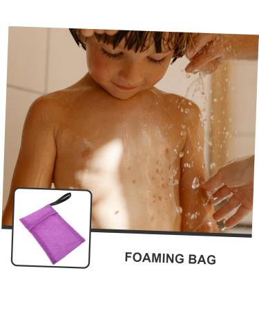 Buy Purple Nylon Bubble Net Bath Bag for Shampoo Bars Eco-Friendly Durable & Ideal for Travel - Buy Online on SooperMarket.com