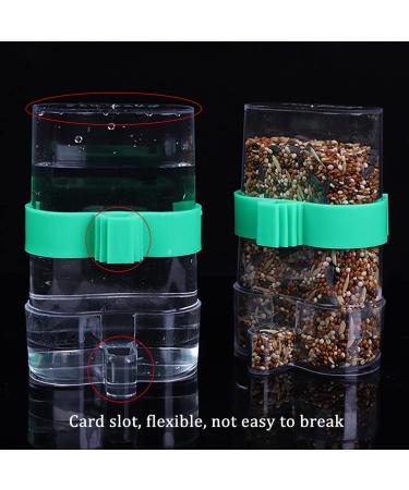 Water Feeders for Birds Liwein 4 Pack Bird Water Dispenser Automatic Bird Feeder Food Dispenser Pet Feeder Water Cup for Parrots Budgie Cockatiel - Buy Online on SooperMarket.com