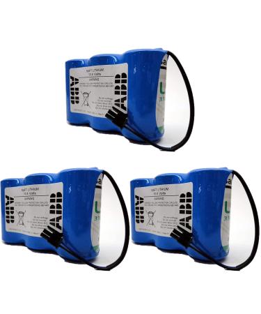 WELLVEUS 3 Pack 3HAC16831-1 Battery for ABB Robot Controller Battery 3HAC16831-1 LS33600 10.8V 17Ah