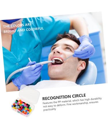 Oatipho 160 STK Dental Instruments - Silicone Tooth Coloring Code Hygienic Color Code Band High-Pressure Plastic Pack - Buy Online on SooperMarket.com