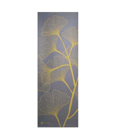 CAP Barbell Yoga Mat with Carrying Strap Yellow/Gray