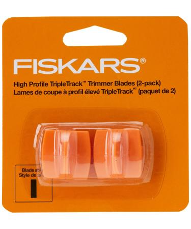 Fiskars 1968701001 Replacement Steel Blade Carriage for 12 Portable Trimmer (Pack of 2)