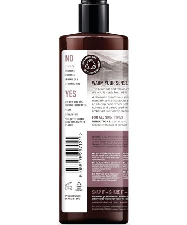 MAN ALIVE Black Suede & Tonka Shower Gel for Men 500ml - Vegan, SLS Free Formula - Ideal Men's Grooming Gift - Masculine Scent - Body & Face Wash - Buy Online on SooperMarket.com