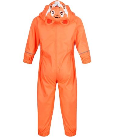 Regatta Girl's Charco All-in-One Suit 3 Years - JaffaOrange/White - Buy Online on SooperMarket.com