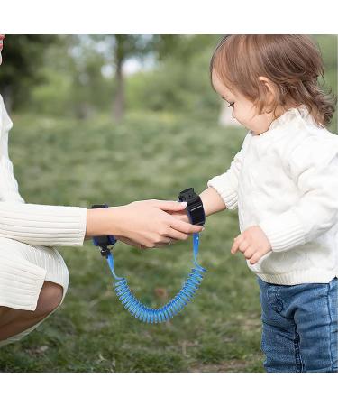 Roeoi Anti Lost Wrist Link Safety Wrist Link with Key Lock for Toddlers  Babies & Kids  Safety Harnesses & Leashes (Blue / 1.5m) 59 Inch (Pack of 1) Blue - Buy Online on SooperMarket.com