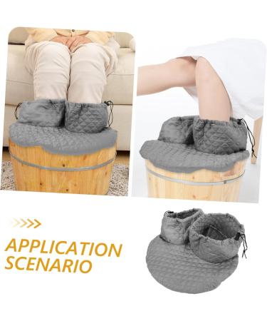 FOYTOKI Thermal Insulation Foot Bath Cover Foot Soaking Dual Basin Cover Foot Bath Bucket Cover Foot Bucket Protectors Sauna Foot Bath Accessory Foot Tub Cover Foot Soak Bucket Cover - Buy Online on SooperMarket.com