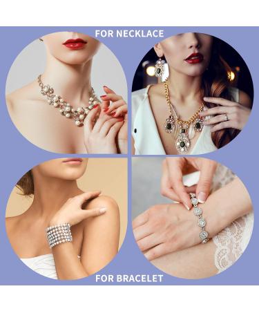 Gold & Silver Necklace Extenders - 6 Pcs Stainless Steel Chain Extensions for Jewelry Making - Buy Online on SooperMarket.com