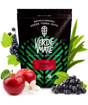 Verde Mate Green Mango & Maracuya Dragon Yerba Mate Set - 3x500g | Brazilian Yerba Mate with Fruits | Mild Taste & Natural Caffeine - Buy Online on SooperMarket.com