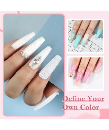 Gel Nail Polish Kit with U V Light and Drill Starter Kit 10pcs Gel Polish and 3PC Poly Extension Gel Glitter Nail Rhinestones Decoration Powders Stickers Gel Manicure Kit at Home Gifts for Women - Buy Online on SooperMarket.com
