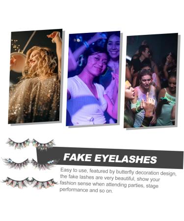 Didiseaon Short False Eyelashes 3 Pairs Halloween Decor False Lashes Fake Eyelashes Makeup Supplies Wispy Eyelashes Makeup Tools for Women Fake Lashes Natural Slim Chemical Fiber Set - Buy Online on SooperMarket.com