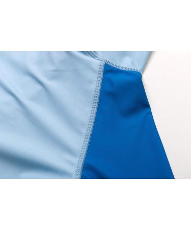 BONVERANO Baby Boys Swimsuit | UPF 50+ Full Zip Hooded One Piece | 6-9 Months Blue - Buy Online on SooperMarket.com