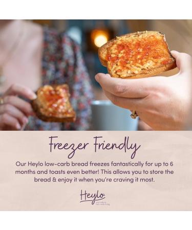 Heylo Lighter White Bread 2-Pack | Low Carb Bread | Keto Bread Loaf Ideal for Sandwiches Toast or As One of Your Delicious Keto Snacks | Keto Food | Keto Low Carb Bread | Keto Breads - Buy Online on SooperMarket.com