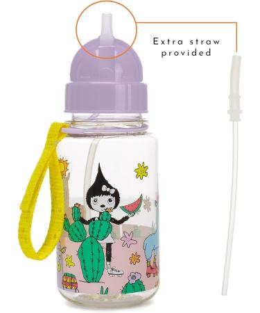 Zip & Zoe Kids Llama Water Bottle - BPA, BPS, and Phthalate-Free Straw Bottle - Buy Online on SooperMarket.com